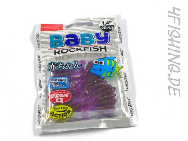 Lucky John Pro Series Baby Rockfish 1,4" - der ultimative UL-Minishad (20 Stück)