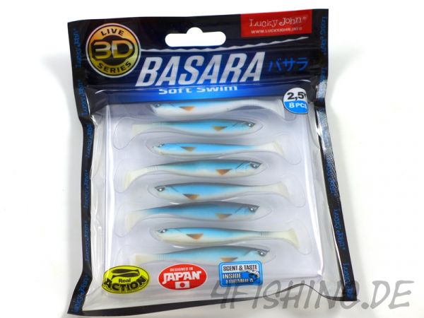 NEUHEIT: Der BASARA SOFT SWIM in 2,5" (ca. 7 cm) von Lucky John in versch. Farben