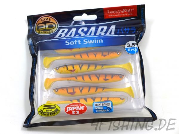 NEUHEIT: Der BASARA SOFT SWIM in 3,5" (ca. 9,5 cm) von Lucky John in versch. Farben