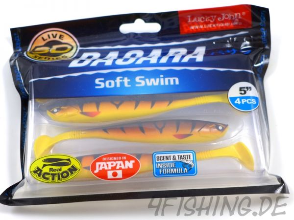 NEUHEIT: Der BASARA SOFT SWIM in 5" (ca. 13,5 cm) von Lucky John in versch. Farben