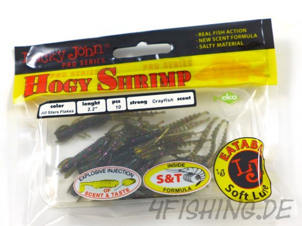 HOGY SHRIMP 2,2" - der neue UL-Krebs von Lucky John