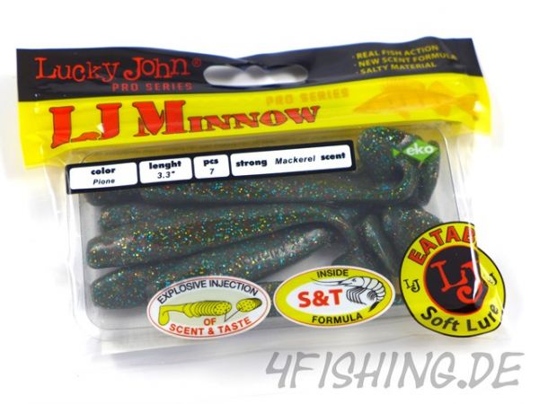 Der LJ-MINNOW in 3,3" (8,4 cm) von Lucky John in PIONE - Raubfischkiller!!!