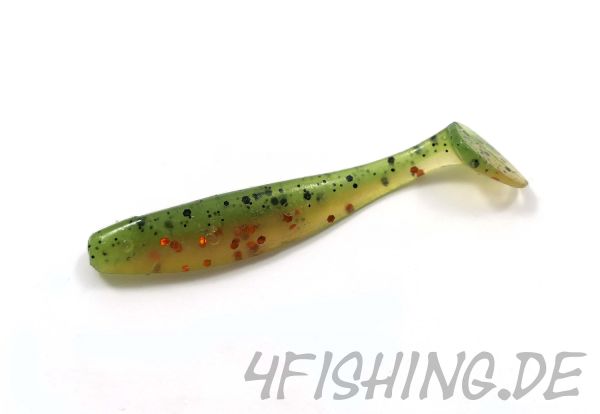 Der LJ-MINNOW in 2,2" (5,6 cm) von Lucky John in HOT FIRE TIGER - Barschkiller!!!