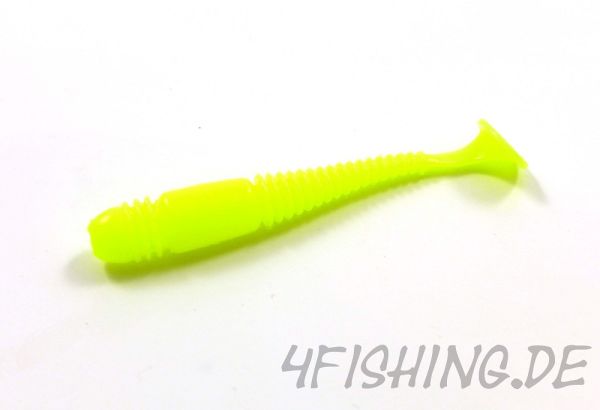 Lucky John Pro Series TIOGA in 2" (5,1 cm) in YELLOW CHARTREUSE - der Barsch- & Forellenkiller!!!