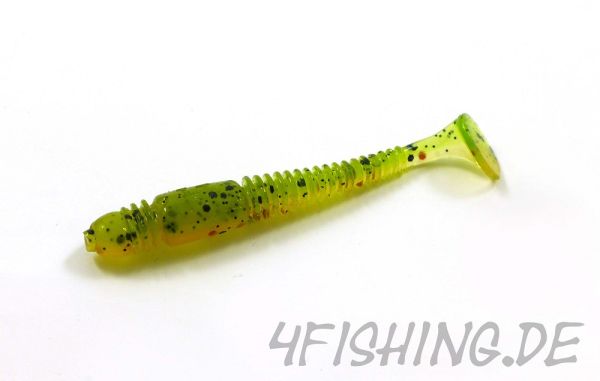 Lucky John Pro Series TIOGA in 2,4" (6,1 cm) in HOT FIRE TIGER - der Barsch- & Forellenkiller!!!