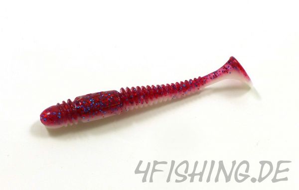 Lucky John Pro Series TIOGA in 2,4" (6,1 cm) in ICE RED PEPPER - der Barsch- & Forellenkiller!!!