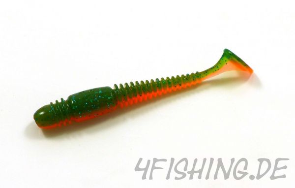 Lucky John Pro Series TIOGA in 2,4" (6,1 cm) in ROTTEN CAROT - der Barsch- & Forellenkiller!!!