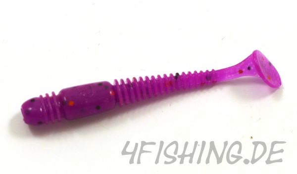 Lucky John Pro Series TIOGA in 2,4" (6,1 cm) in S26 VIOLET STAR - der Barsch- & Forellenkiller!!!