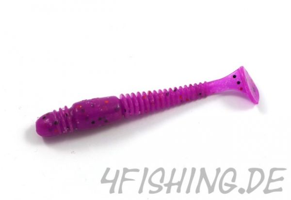 Lucky John Pro Series TIOGA in 2,9" (7,4 cm) in S26 Violet Star - der Raubfischkiller!!!