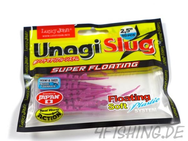 Lucky John Pro Series: Unagi Slug in 2,5" - SUPER FLOATING & SUPER BEWEGLICH!!!