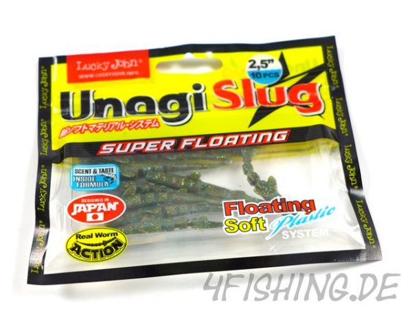 Lucky John Pro Series: Unagi Slug in 2,5" - SUPER FLOATING & SUPER BEWEGLICH!!!