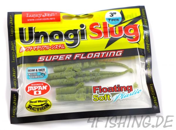 Lucky John Pro Series: Unagi Slug in 3" - SUPER FLOATING & SUPER BEWEGLICH!!!