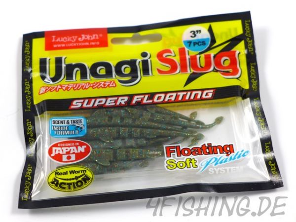 Lucky John Pro Series: Unagi Slug in 3" - SUPER FLOATING & SUPER BEWEGLICH!!!