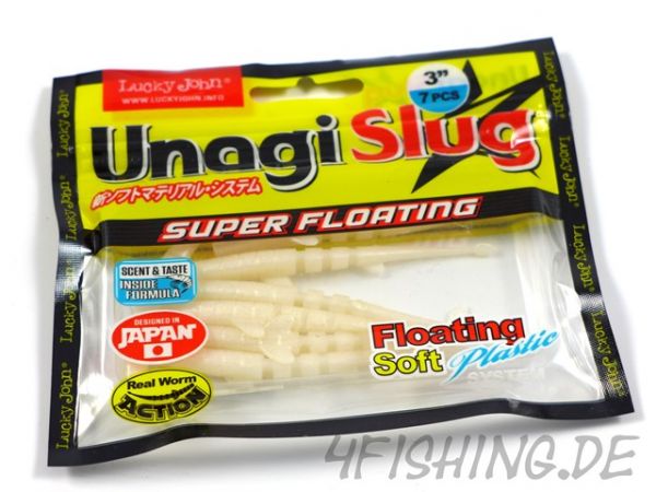 Lucky John Pro Series: Unagi Slug in 3" - SUPER FLOATING & SUPER BEWEGLICH!!!