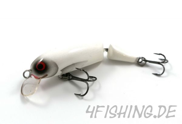 Monarch Dok Ferox-Jointed - top Forellenwobbler in UV WHITE