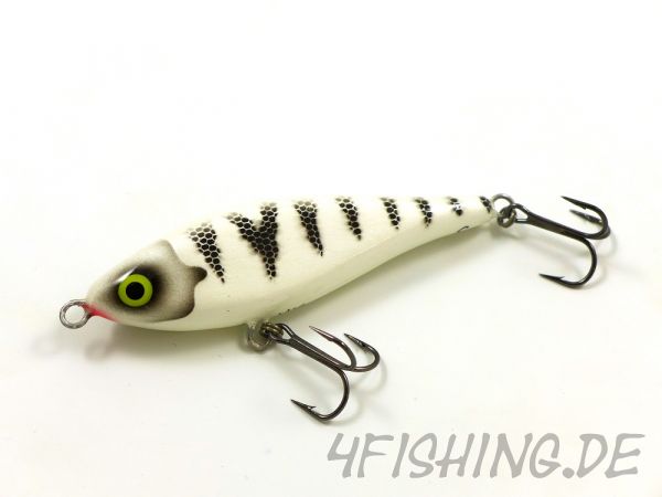 Der HECHTKILLER WHITE TIGER, der perfekte Jerkbait aus dem Hause MONARCH DOK (HANDMADE)