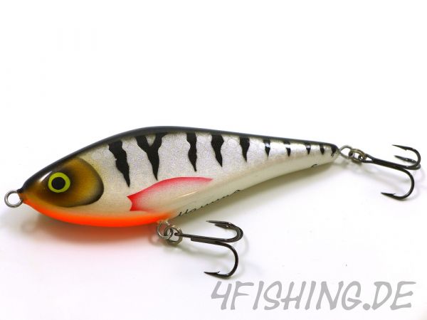 Monarch Dok HECHTKILLER-MAMMA der dicke Jerkbait in SILVER PERCH