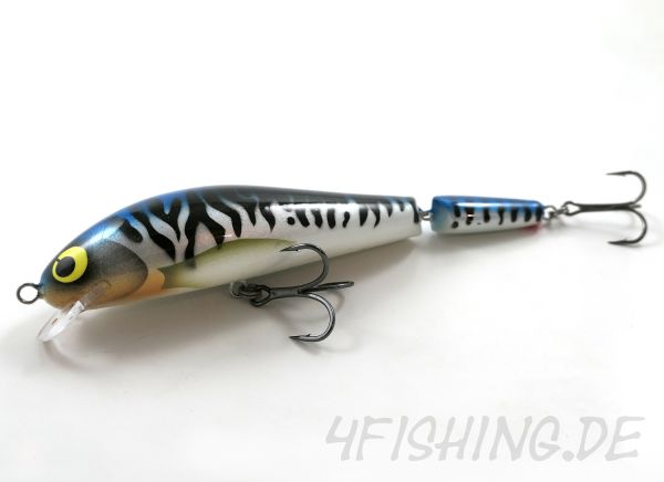 Der TAIMEN Flachläufer - 16 cm Traumwobbler handmade by Monarch Dok Farbe MAKREL