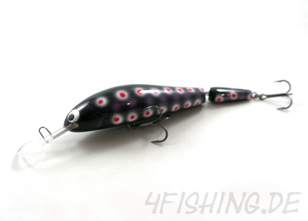 Der TAIMEN - 16 cm Traumwobbler handmade by Monarch Dok Farbe BLACK LAX