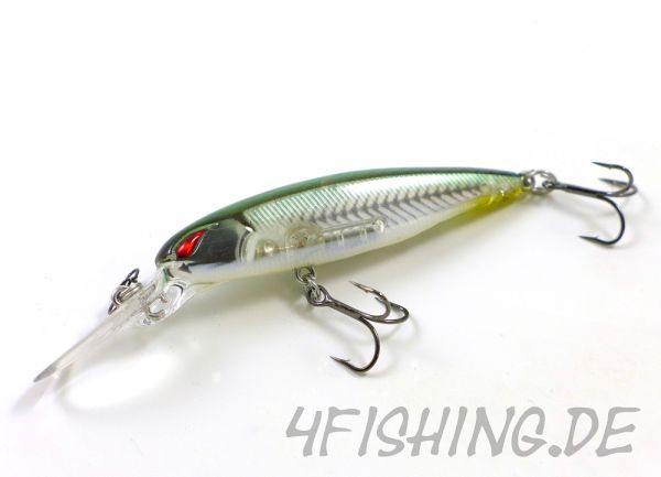 NORIES Laydown Minnow Deep JW in BB GRASS WAKASAGI - der Barschkiller!!!