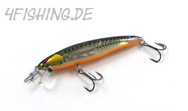 NORIES Laydown Minnow JUST WAKASAGI in BB GOLD RUSH - der Barschkiller!!!