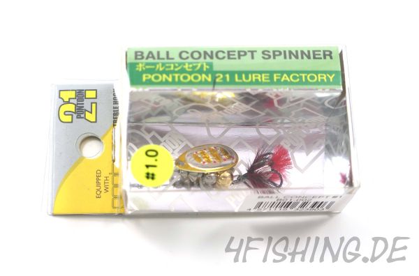 Pontoon21 Ball Concept Spinner Größe 1.0 - Spinner in Perfektion, die fangen!!!