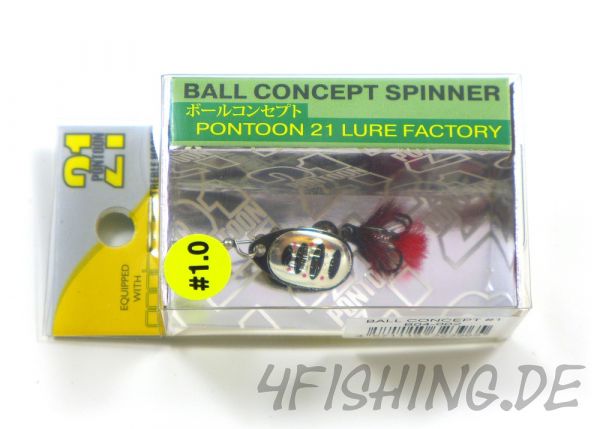 Pontoon21 Ball Concept Spinner Größe 1.0 - Spinner in Perfektion, die fangen!!!