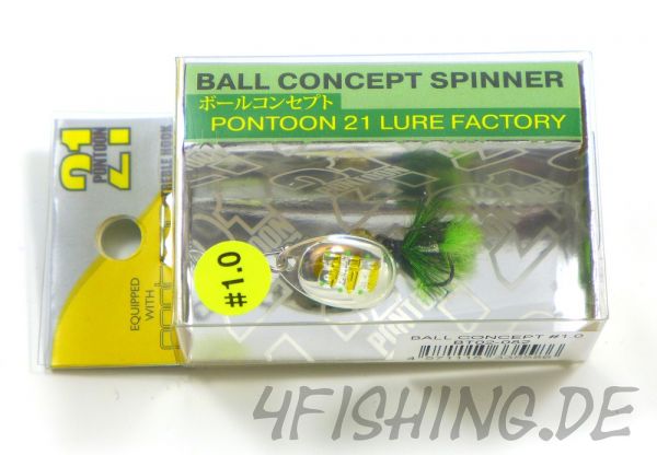 Pontoon21 Ball Concept Spinner Größe 1.0 - Spinner in Perfektion, die fangen!!!