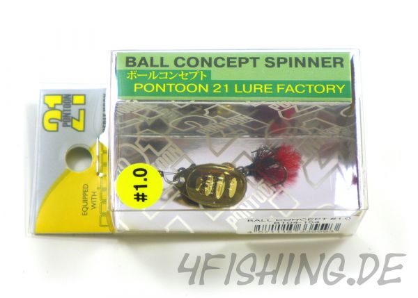 Pontoon21 Ball Concept Spinner Größe 1.0 - Spinner in Perfektion, die fangen!!!