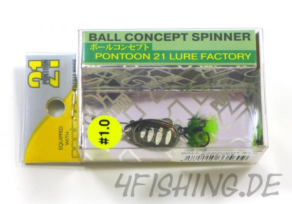 Pontoon21 Ball Concept Spinner Größe 1.0 - Spinner in Perfektion, die fangen!!!