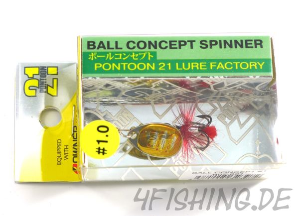 Pontoon21 Ball Concept Spinner Größe 1.0 - Spinner in Perfektion, die fangen!!!