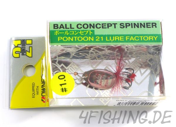 Pontoon21 Ball Concept Spinner Größe 1.0 - Spinner in Perfektion, die fangen!!!