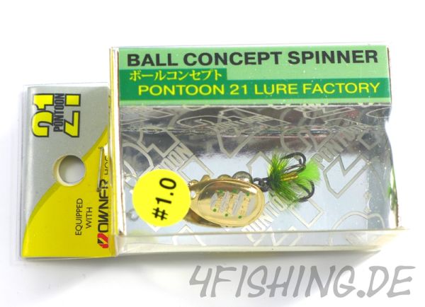 Pontoon21 Ball Concept Spinner Größe 1.0 - Spinner in Perfektion, die fangen!!!