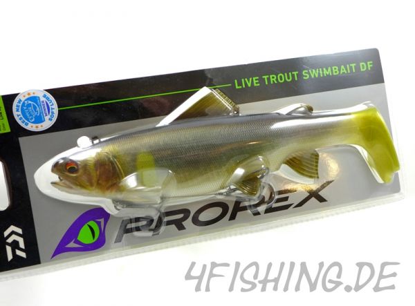 DAIWA PROREX LIVE TROUT SWIMBAIT DF in 25 cm - der Hechtkiller in verschiedenen Farben