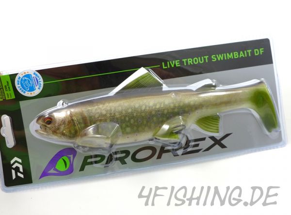 DAIWA PROREX LIVE TROUT SWIMBAIT DF in 25 cm - der Hechtkiller in verschiedenen Farben