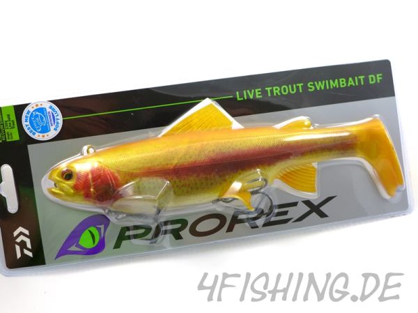 DAIWA PROREX LIVE TROUT SWIMBAIT DF in 25 cm - der Hechtkiller in verschiedenen Farben