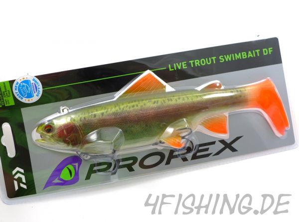 DAIWA PROREX LIVE TROUT SWIMBAIT DF in 25 cm - der Hechtkiller in verschiedenen Farben