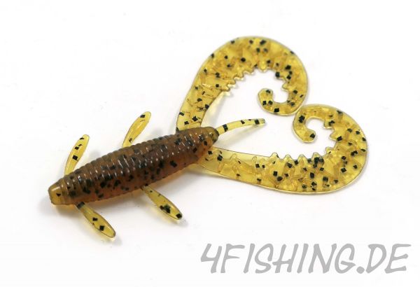 Reins G-TAIL TWIN GRUB in 3" - der Doppelschwanz, gesalzen & aromatisiert