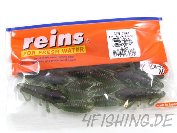 Reins RING CRAW in 3" - der reale Krebs, gesalzen & aromatisiert