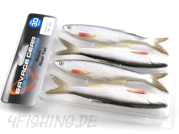 Savage Gear LB 3D Bleak Real Tail (alte Version!!!) 13 cm - Farbe 01 BLEAK