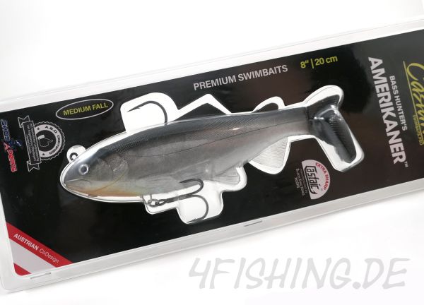 BASS HUNTER´S AMERIKANER (NEW) in 8" by CASTAIC - der Hechtklassiker neu aufgelegt