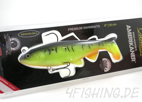 BASS HUNTER´S AMERIKANER (NEW) in 8" by CASTAIC - der Hechtklassiker neu aufgelegt