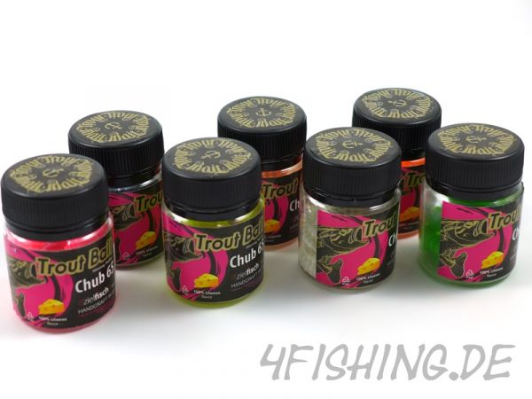 TROUT BAIT CHUB 65 - Farbe: GREEN/LEMON - Flavour: CHEESE