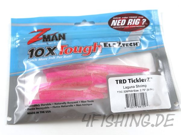 Z-MAN TRD TICKLERZ 2,75" in LAGUNA SHRIMP