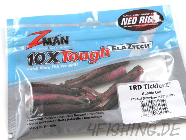 Z-MAN TRD TICKLERZ 2,75" in BUBBLE GUT