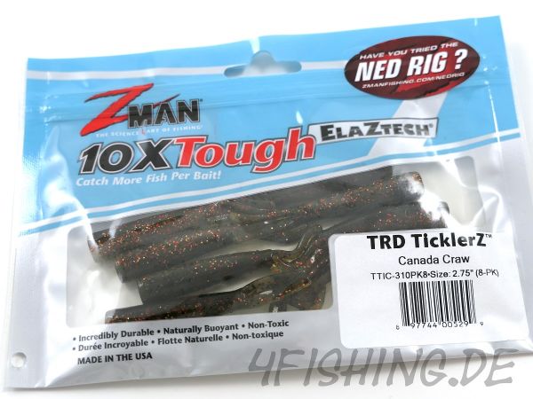 Z-MAN TRD TICKLERZ 2,75" in CANADA CRAW