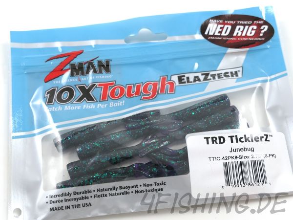 Z-MAN TRD TICKLERZ 2,75" in JUNEBUG