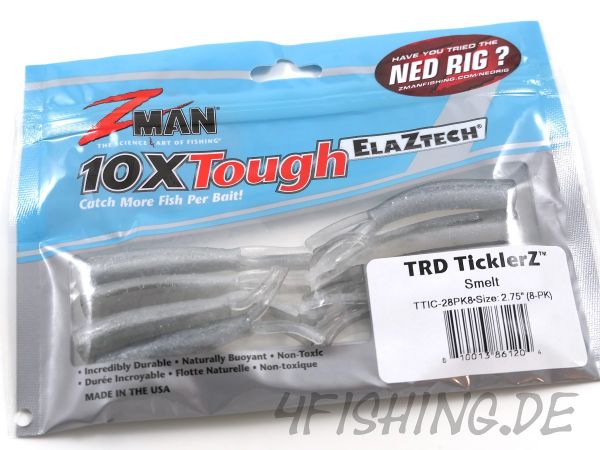 Z-MAN TRD TICKLERZ 2,75" in SMELT