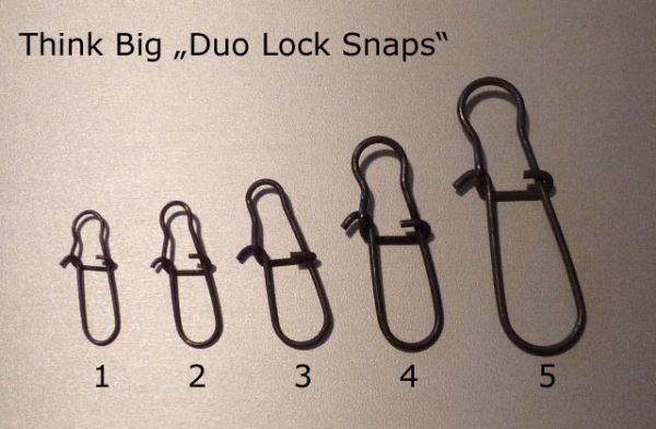 Think Big Duo lock Snaps in US-Qualität (10 Stück)