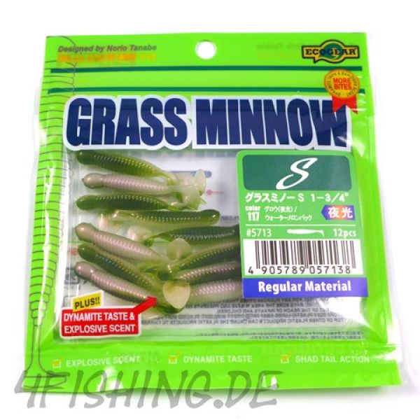 ABVERKAUF: ECOGEAR "GRASSMINNOW S" - kleiner "Wurm" ganz groß!!!